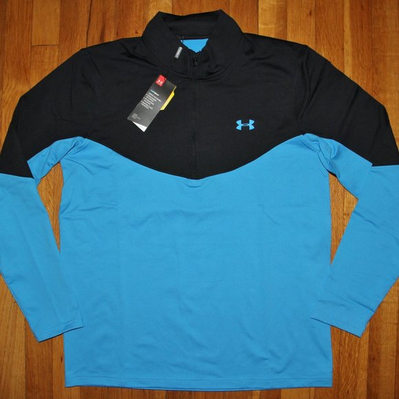 Under Armour Storm Midlayer 1/2 Zip Pullover Golf Shirt Mens M - Picture 1 of 6